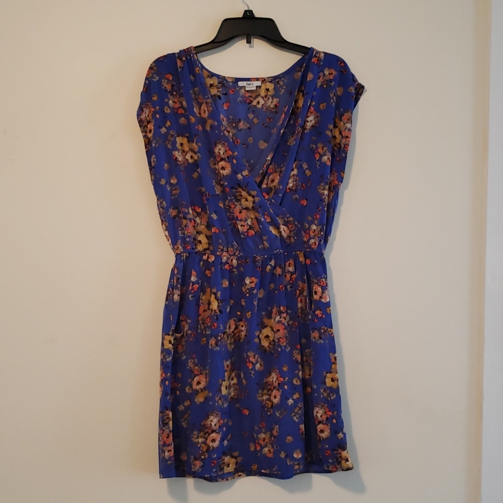 Bar III Sleeveless Flowered Dress